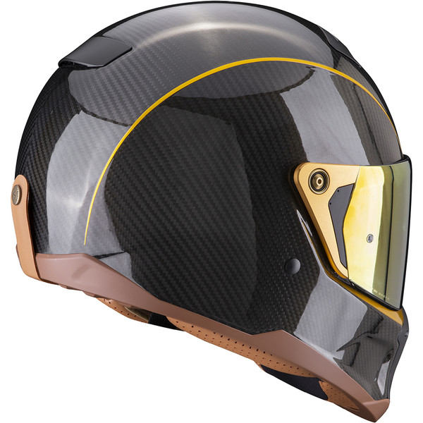 Scorpion - Casque Exo-HX1 Carbon SE Solid Noir / Or