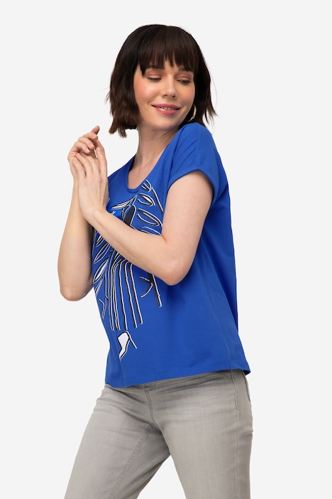 T-Shirt, oversized, Print, Rundhals