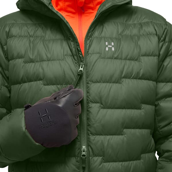 Doudoune ski de randonnée HAGLÖFS ROC FLASH DOWN HOOD M SEAWEED GREEN