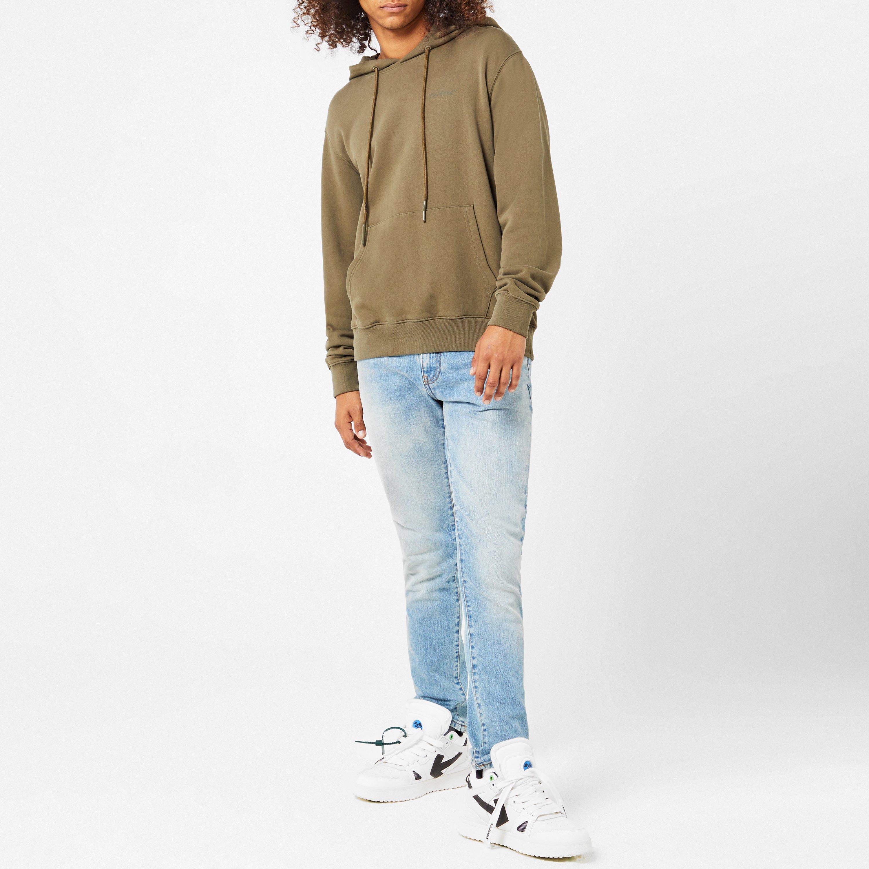 Off White Diagonal Tab Hoodie