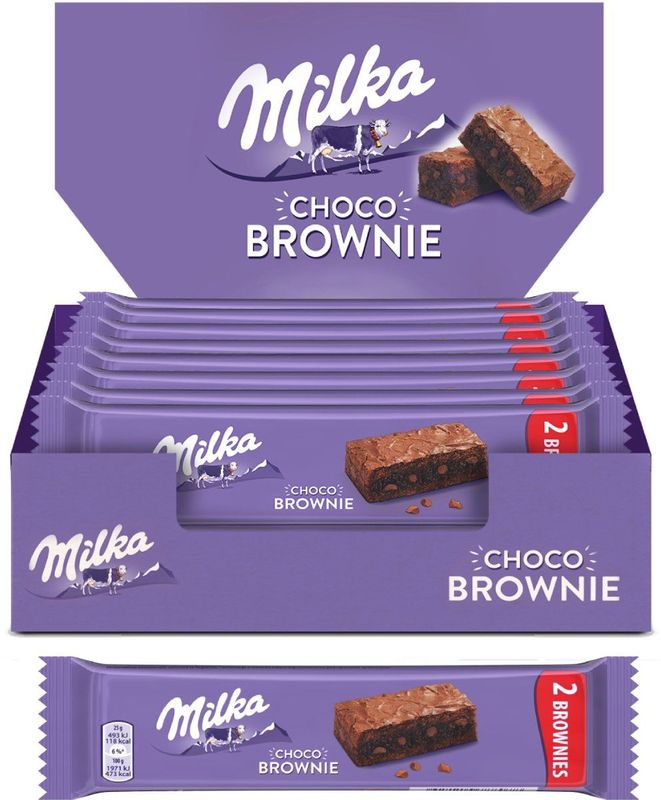 Milka - Chocolade Choco Brownie - Doos 24 x 50g - Candybars