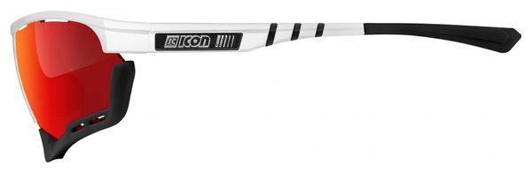 Scicon Sports Aerocomfort SCN PP Regular Lunettes De Soleil De Performance Sportive (Scnpp Multimorror Rouge/Luminosité Blanche)