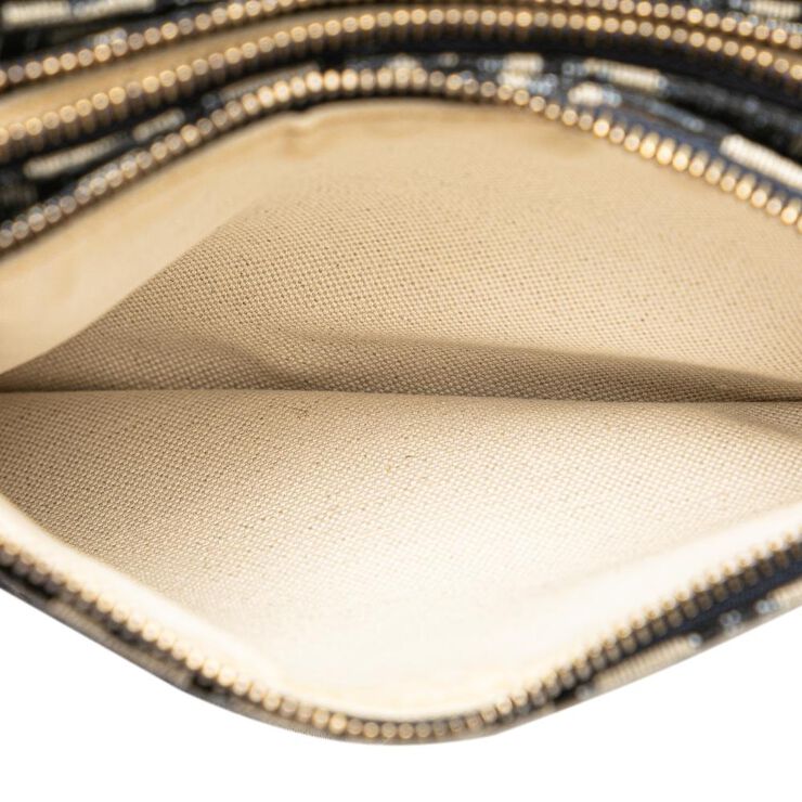 Dior Vintage Dior Saddle Bag Blue