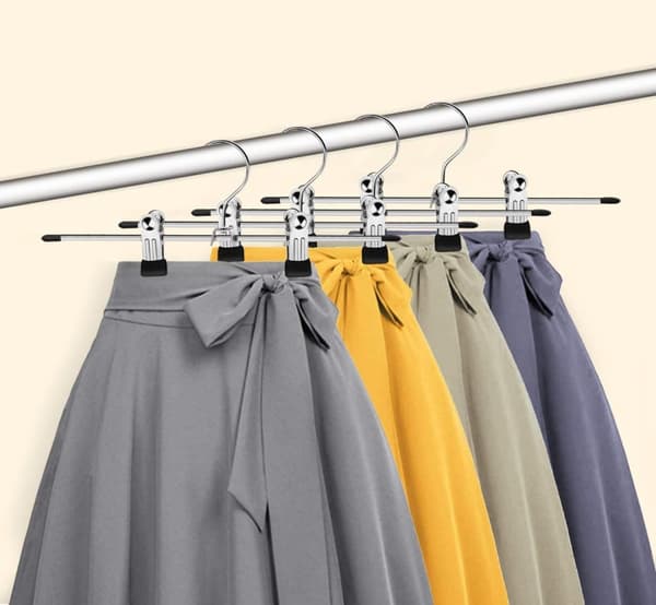 INF Kleshenger med klyper for bukse / skjørt, 10-pakning   10-pack