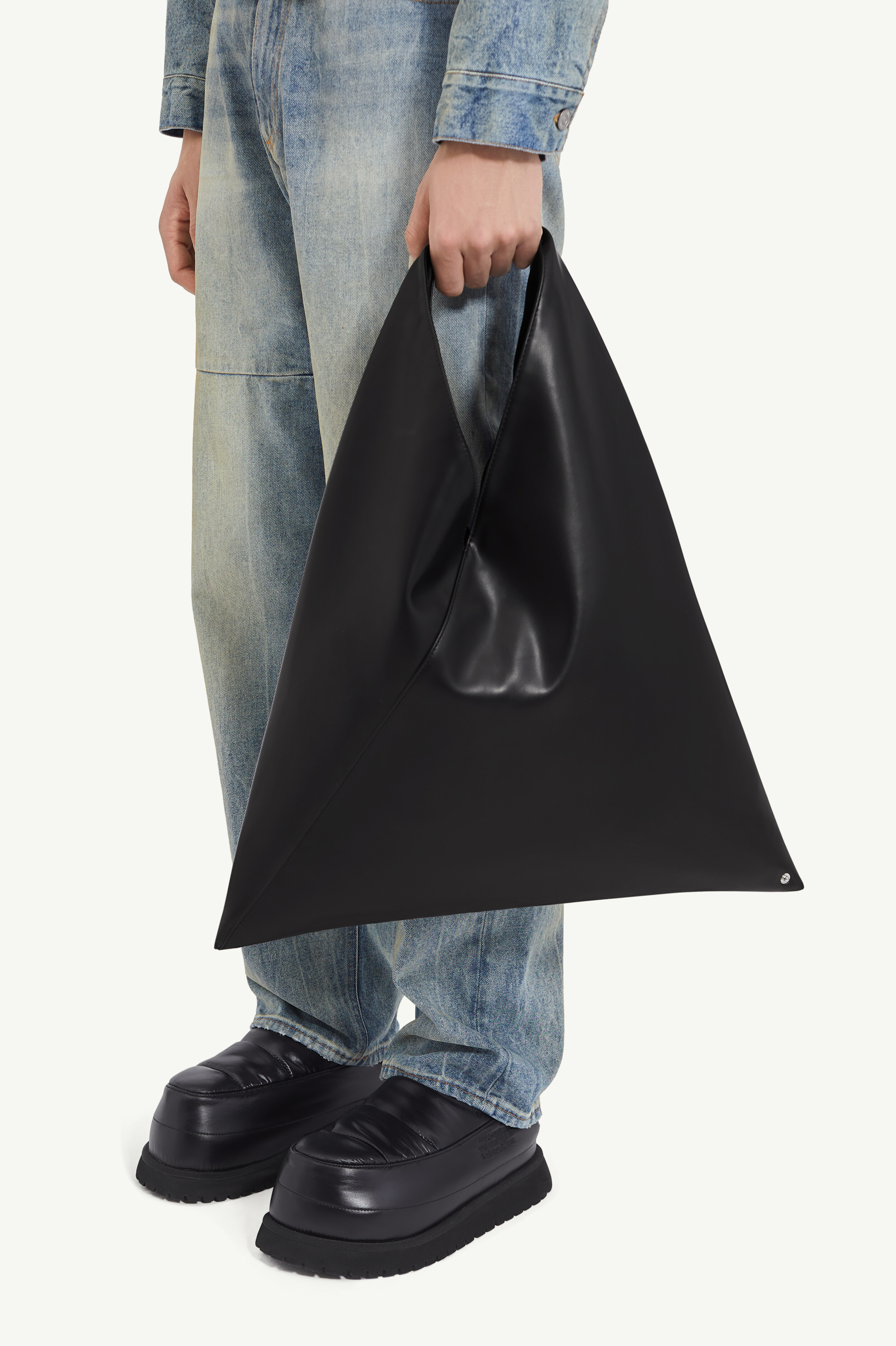 Sac moyen noir Japanese bag classic pour femme | MM6 Noir