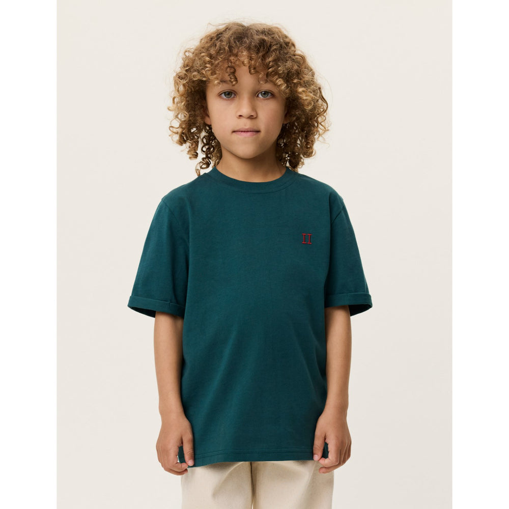 Køb Les Deux Kids Sea Moss Green Norregaard Contrast T-Shirt