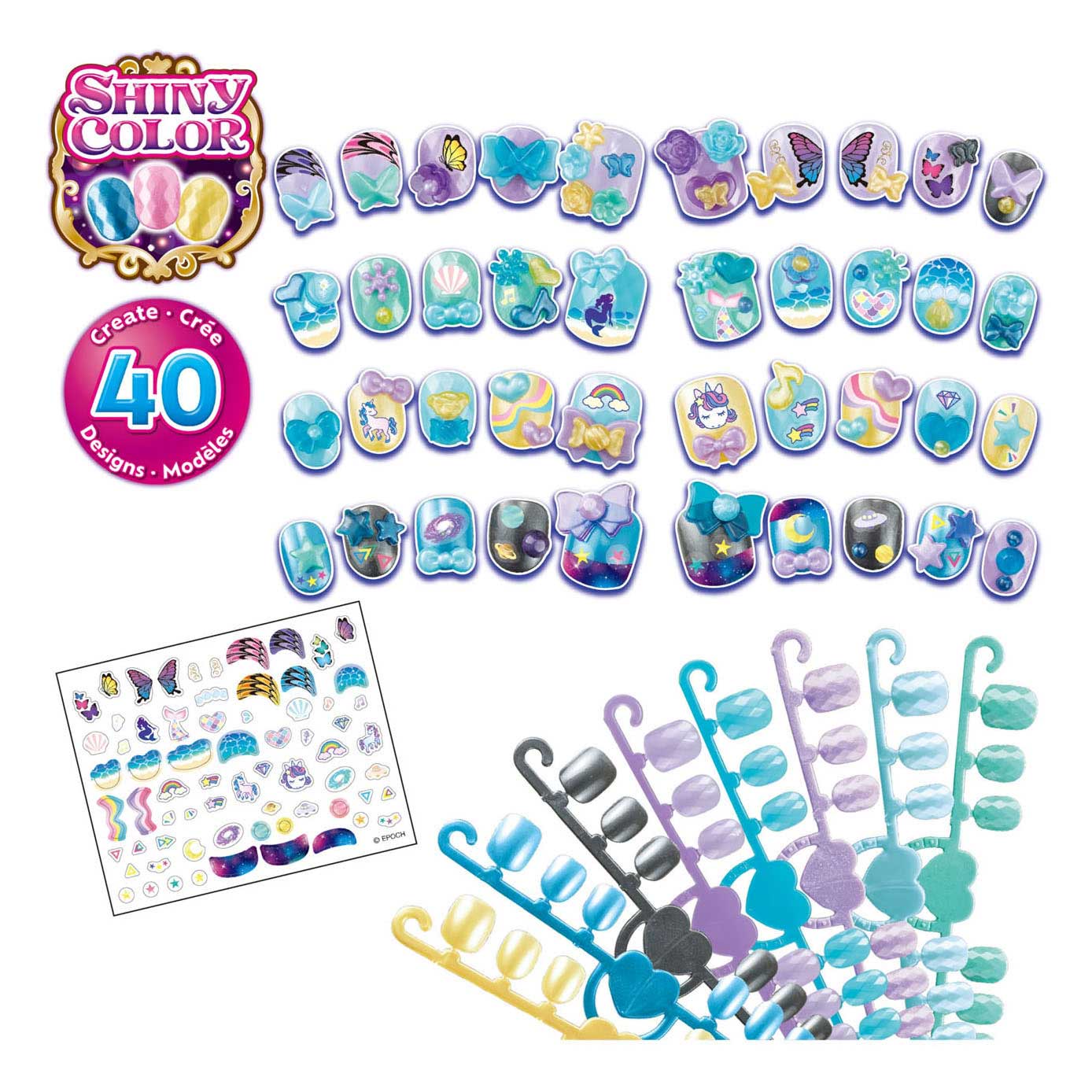 Aquabeads Dreamy Nagels Navulling