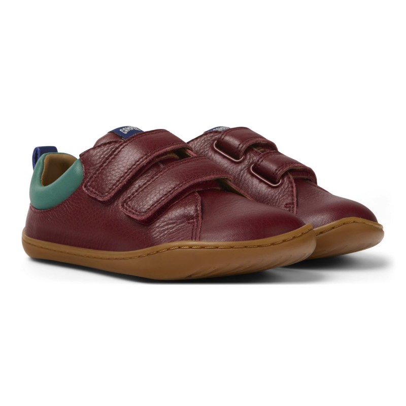 Camper Camper Peu Kids Velcros Bordeaux