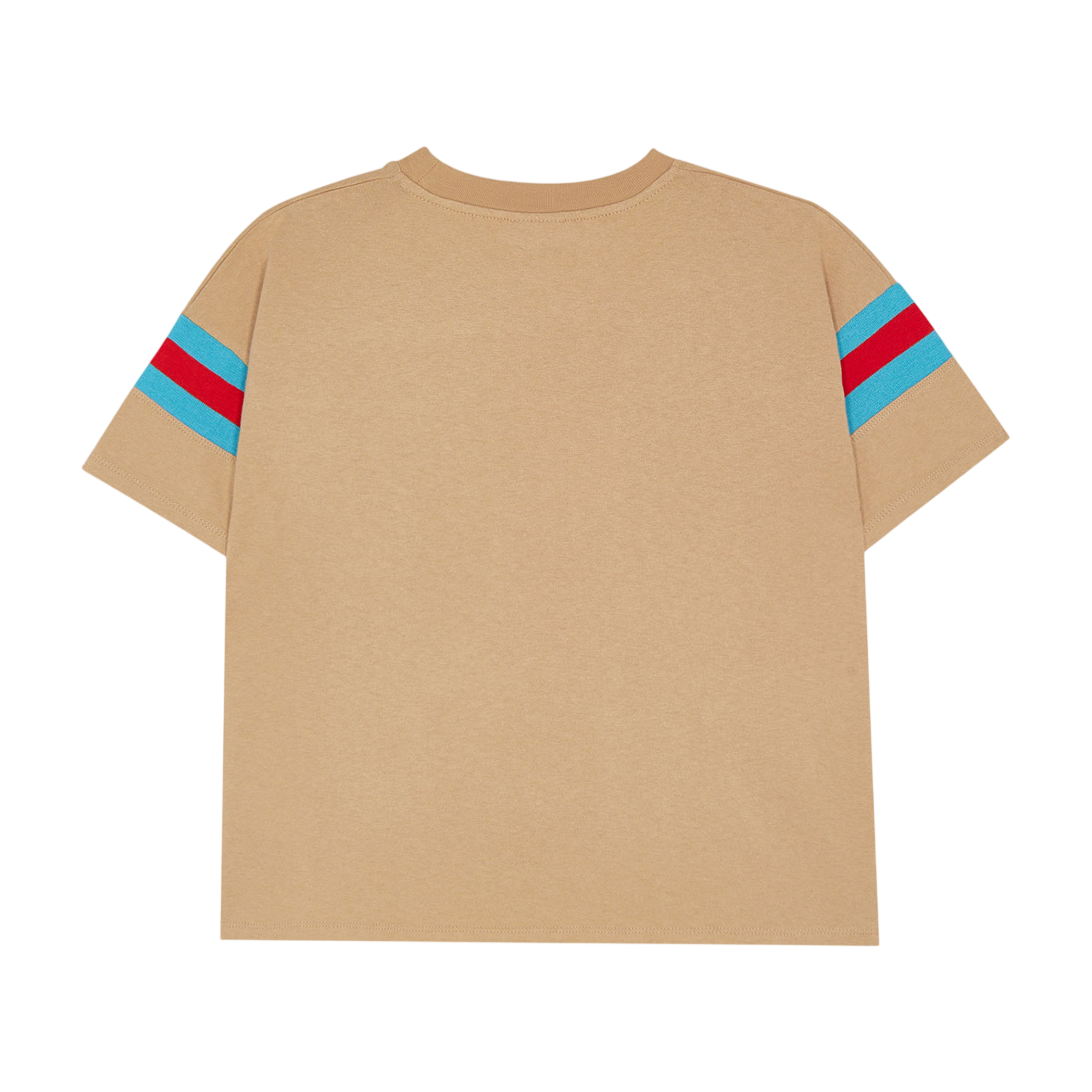 T-Shirt Bicolor Bands Camel