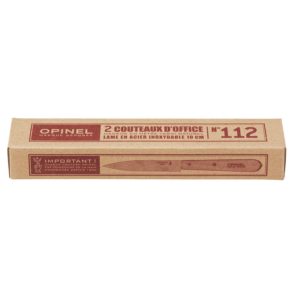 2 couteaux d'office Opinel n°112 Ecodis