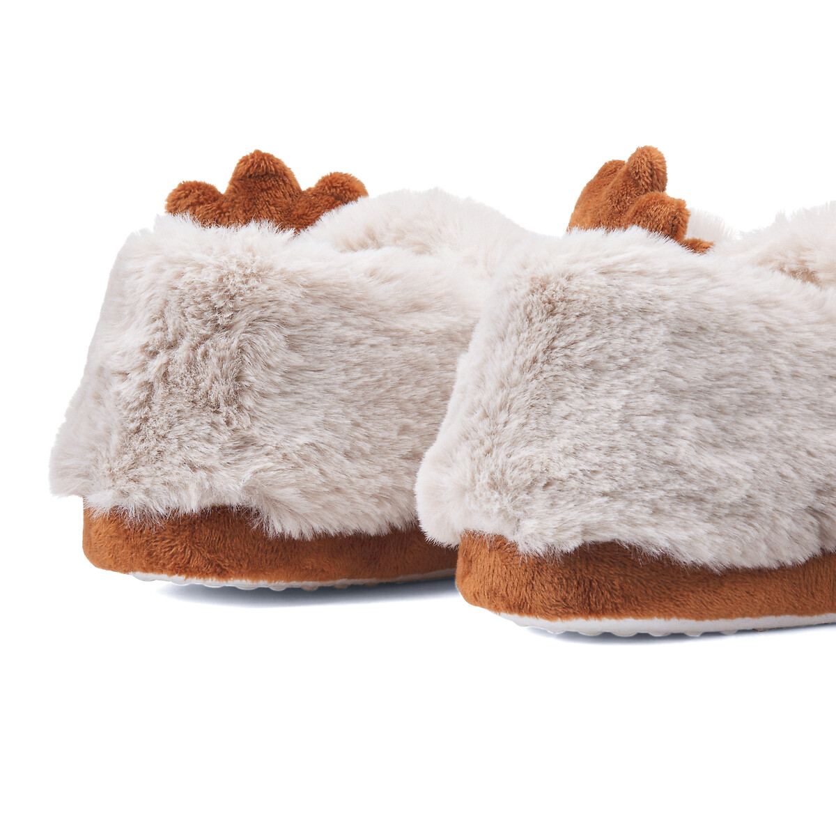 COLEÇÕES LA REDOUTE<br>Pantufas, cabeça de rena