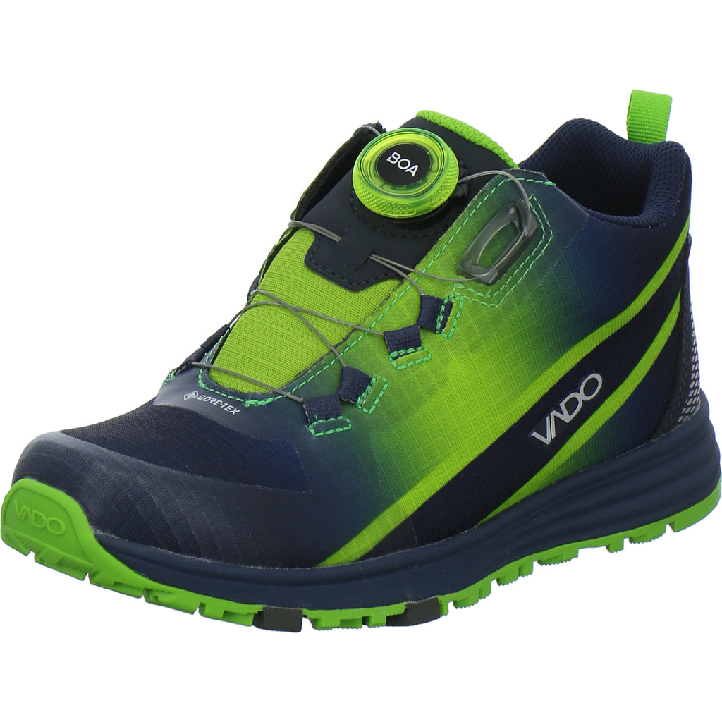 Vado Stiefel ungefüttert Jungen Sky Mid Blau-kombi