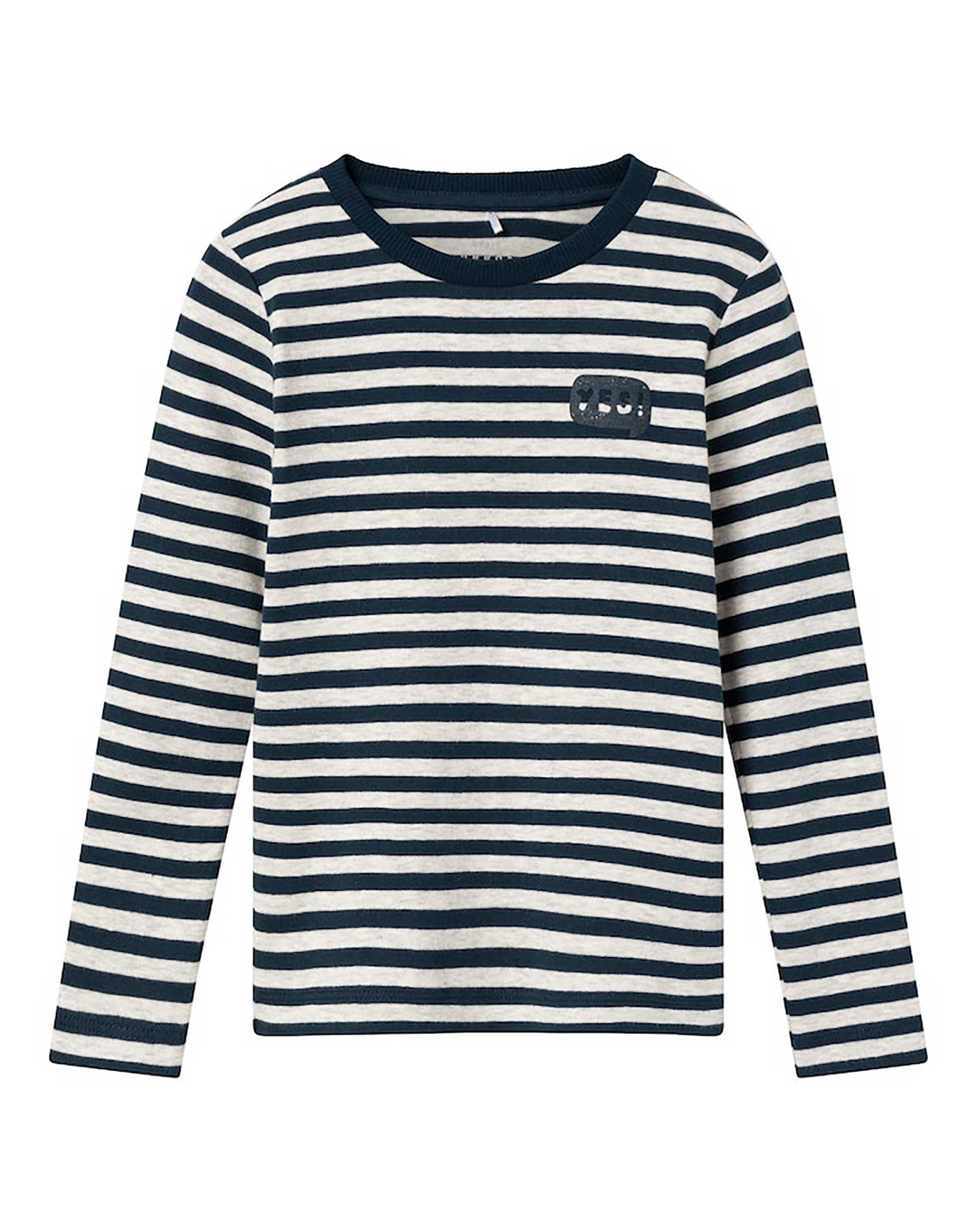 Langarmshirt NMMVILLY STRIPES YES in dark sapphire