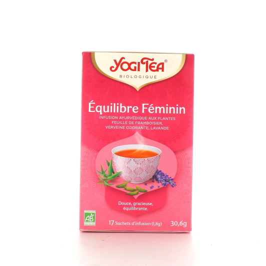 Tisane ayurvédique équilibre féminin Yogi Tea - 17 sachets