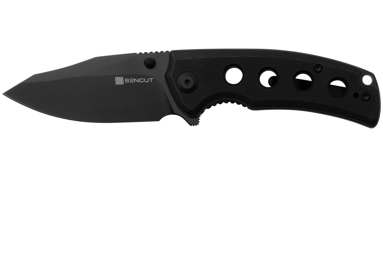 Sencut Excalis S23068-1 Black 9Cr18MoV, Black G10 zakmes