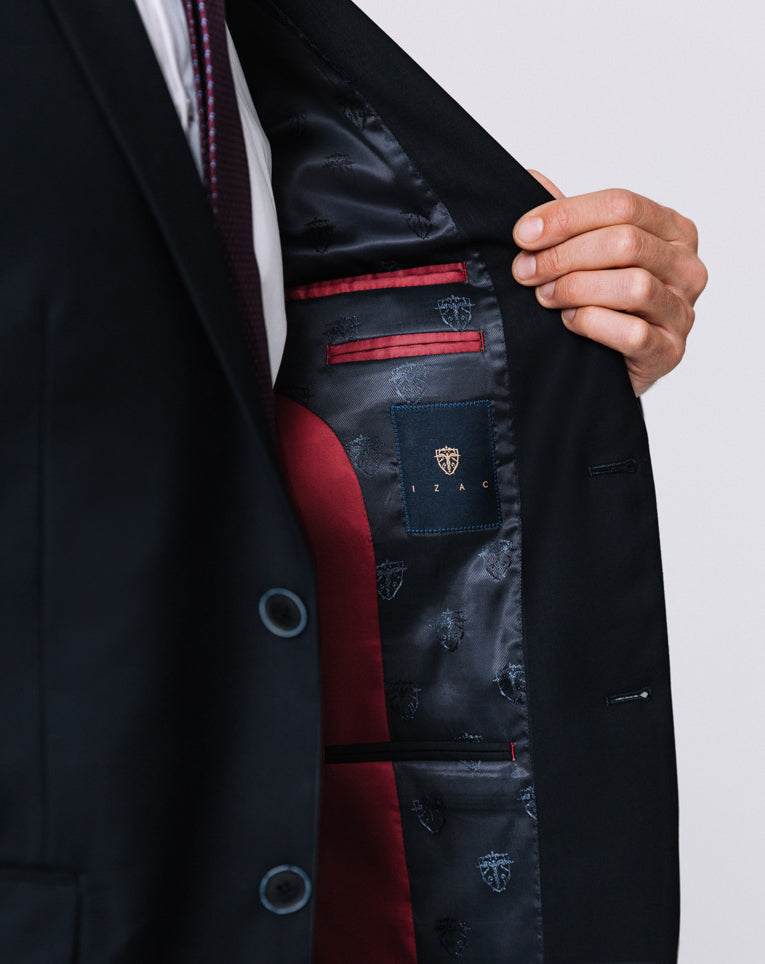 Veste ville 2 boutons navy 