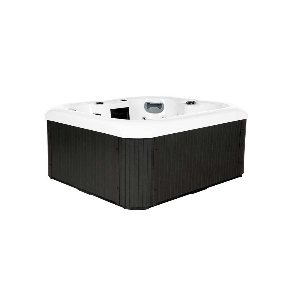 Home Deluxe - Buitenwhirlpool - SEA STAR PURE - Afmetingen 180 x 160 x 79 cm - Incl. verwarming, 19 massagestralen en 15 lampen | Buitenwhirlpool spa voor 4 personen