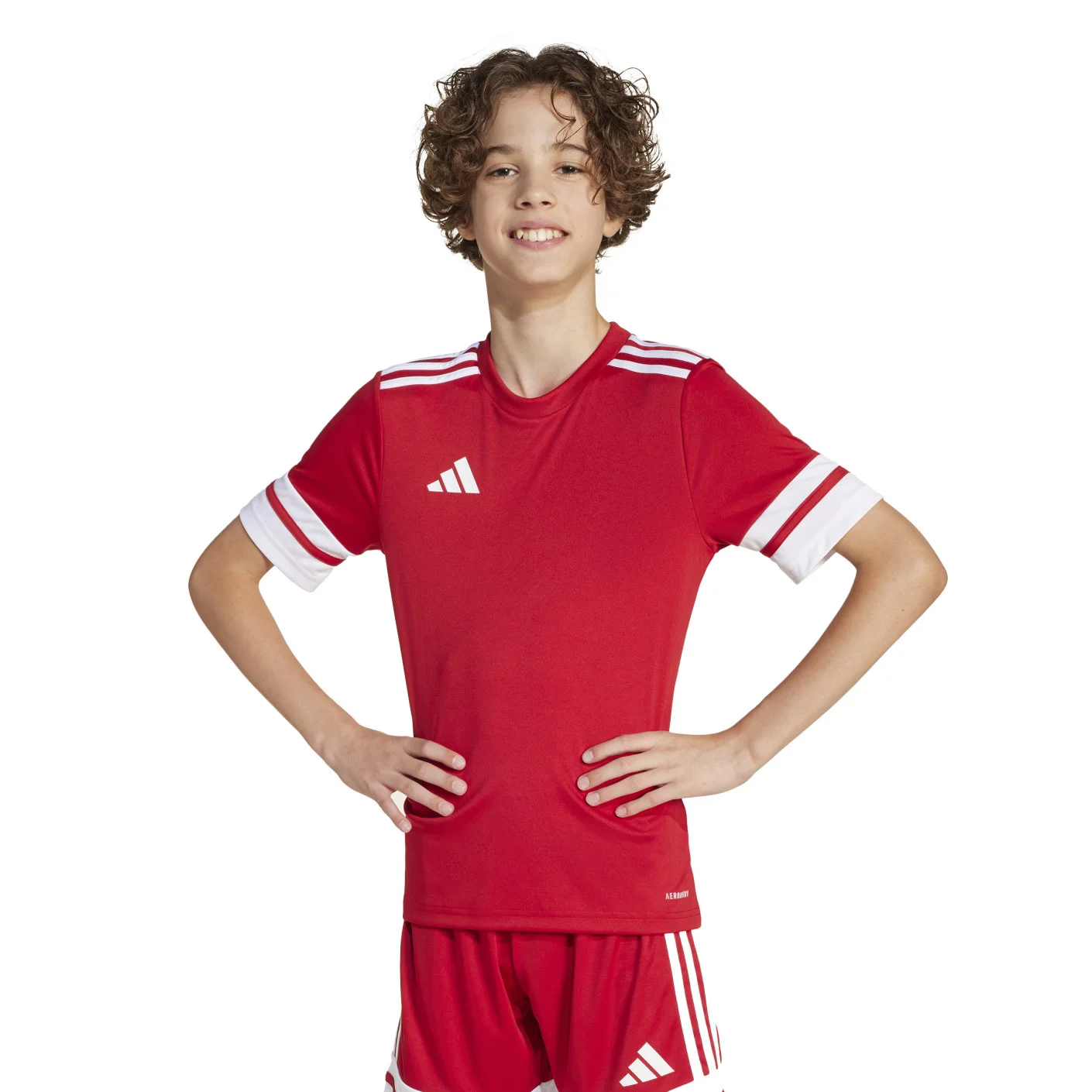 Adidas Squadra 25 Voetbalshirt Kids Rood Wit