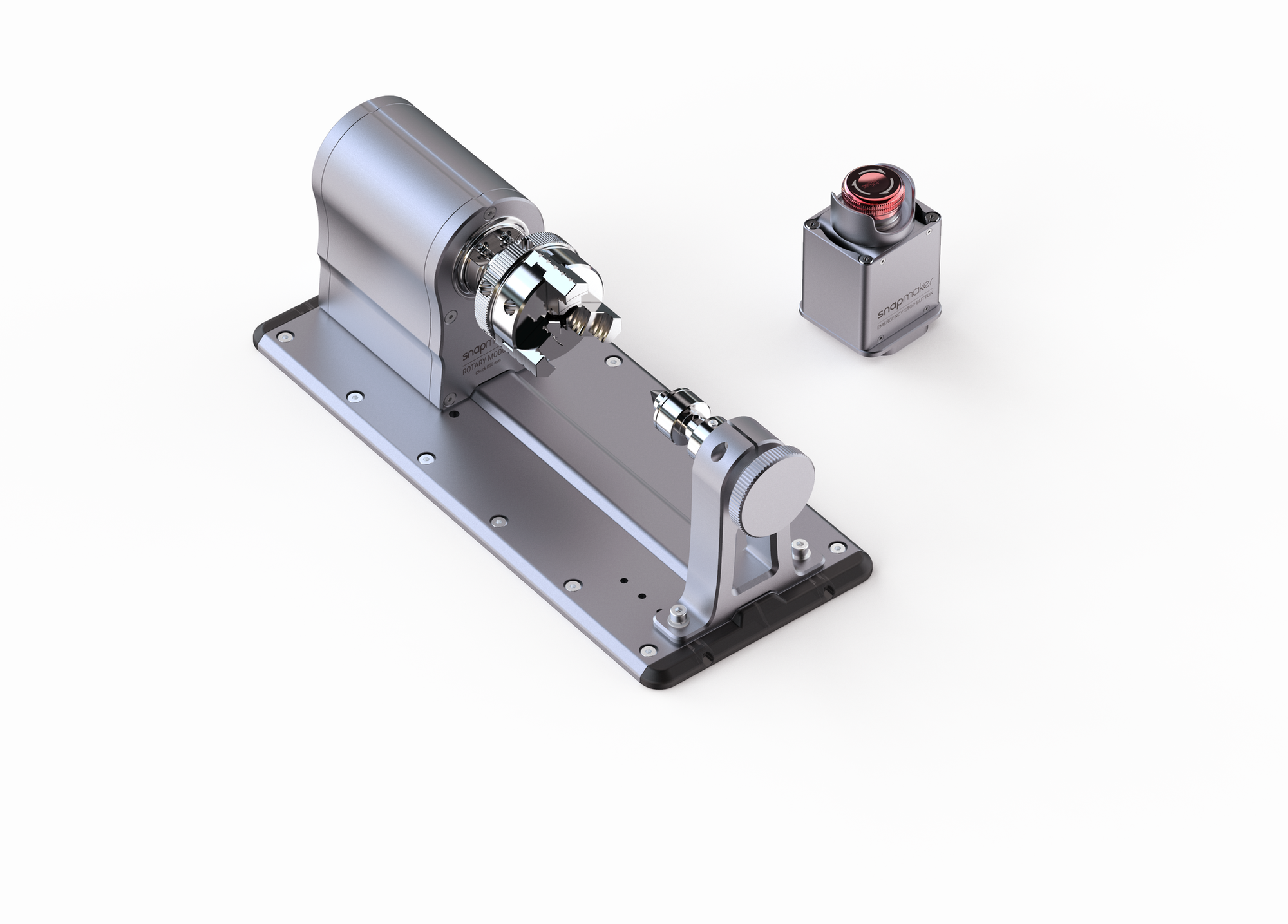Snapmaker  Rotary Module Set, A350    Set bestehend aus Rotary Module & Emergency Stop Button