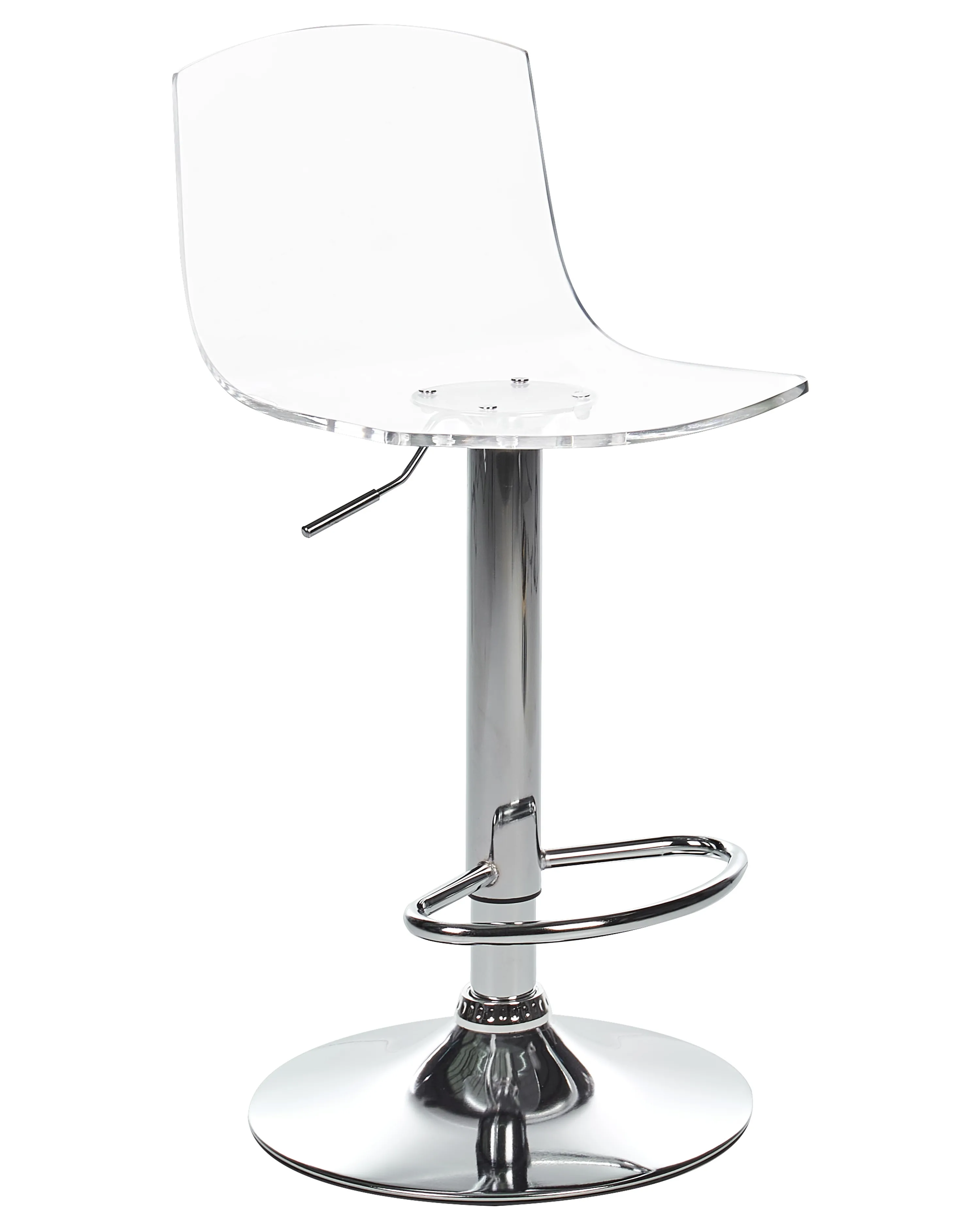 Set van 2 barstoelen IMOLA draaibaar Transparant