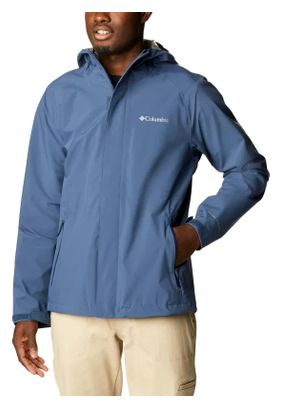 Veste Imperméable Columbia Earth Explorer Bleu Homme