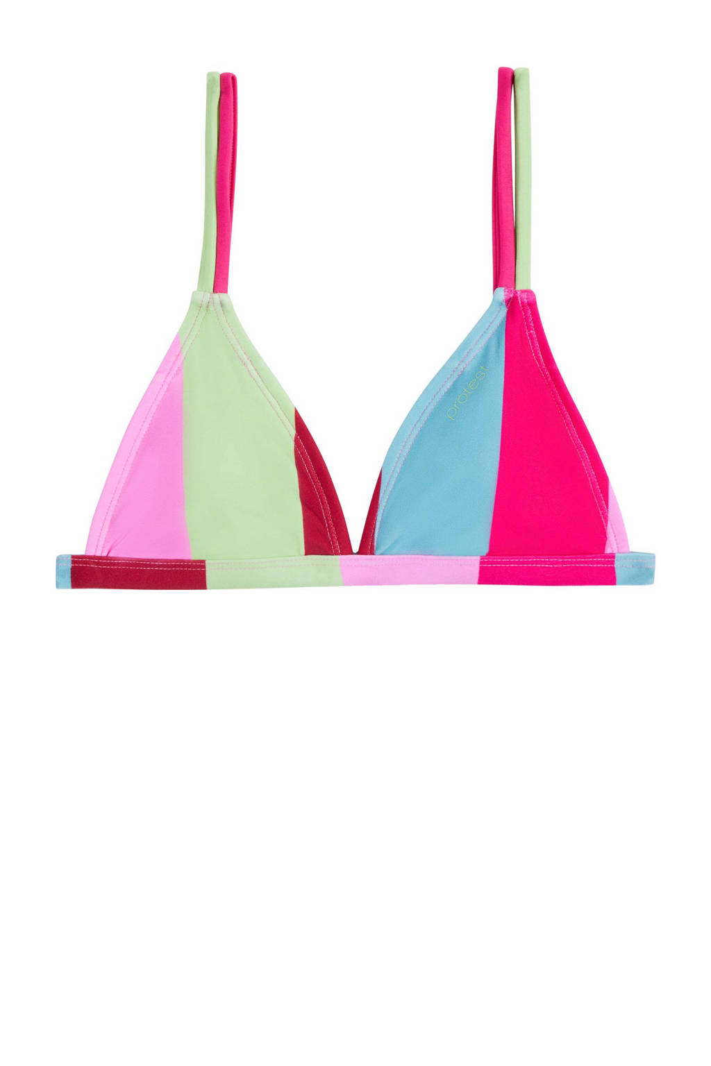 triangel bikini PRTABBY JR roze/blauw/groen
