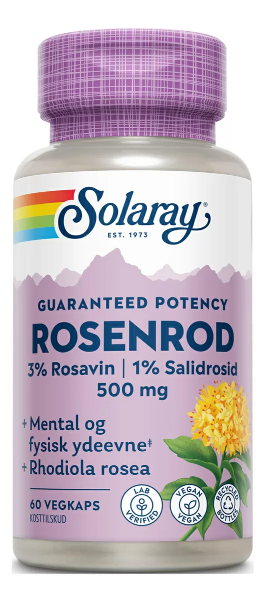 Solaray Rosenrod - 60 kaps.