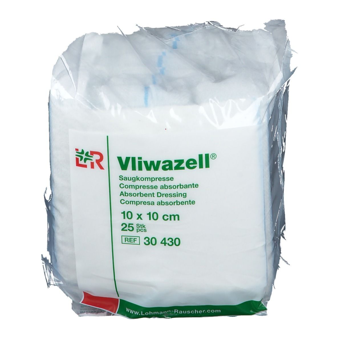 Vliwazell® Kompressen 10 x 10 cm unsteril
