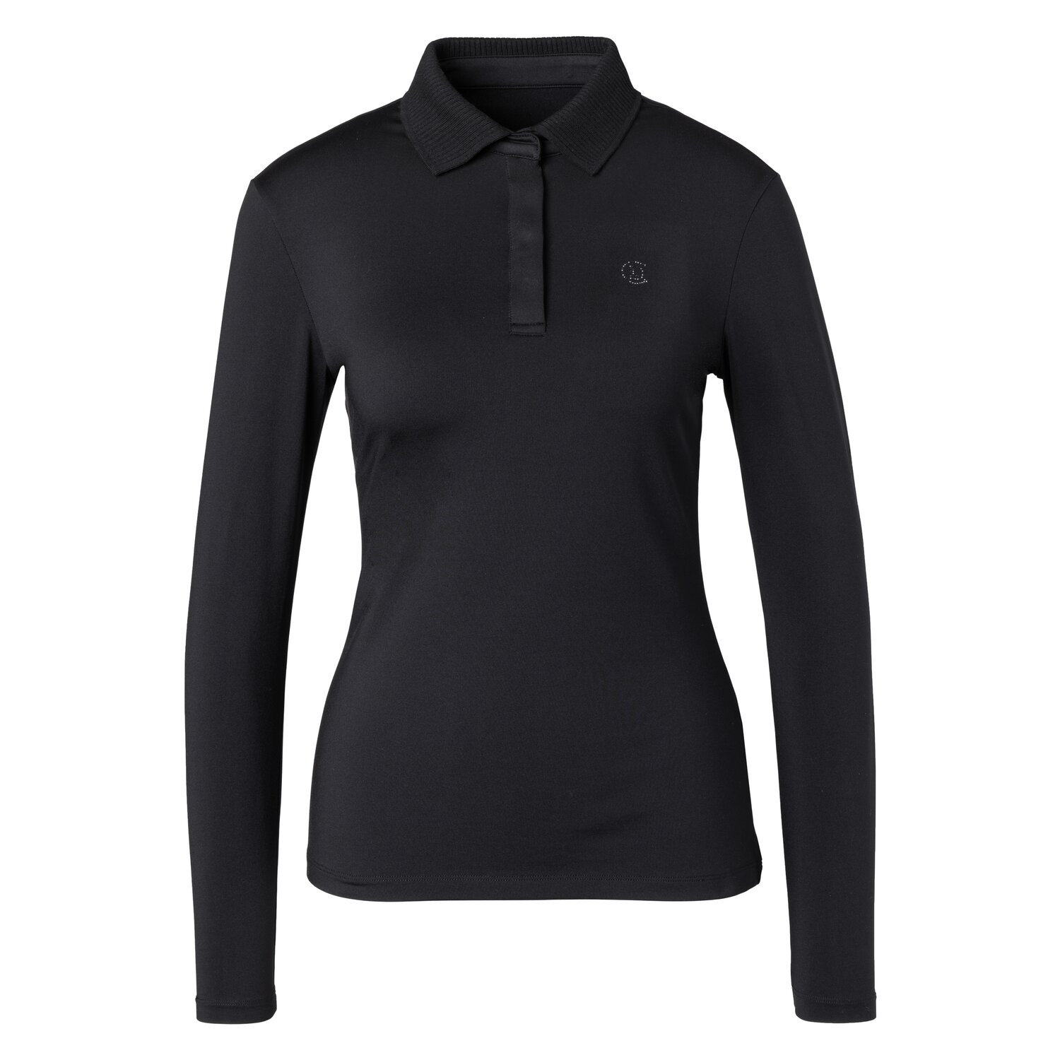 Cheval de Luxe Funktions-Poloshirt - black