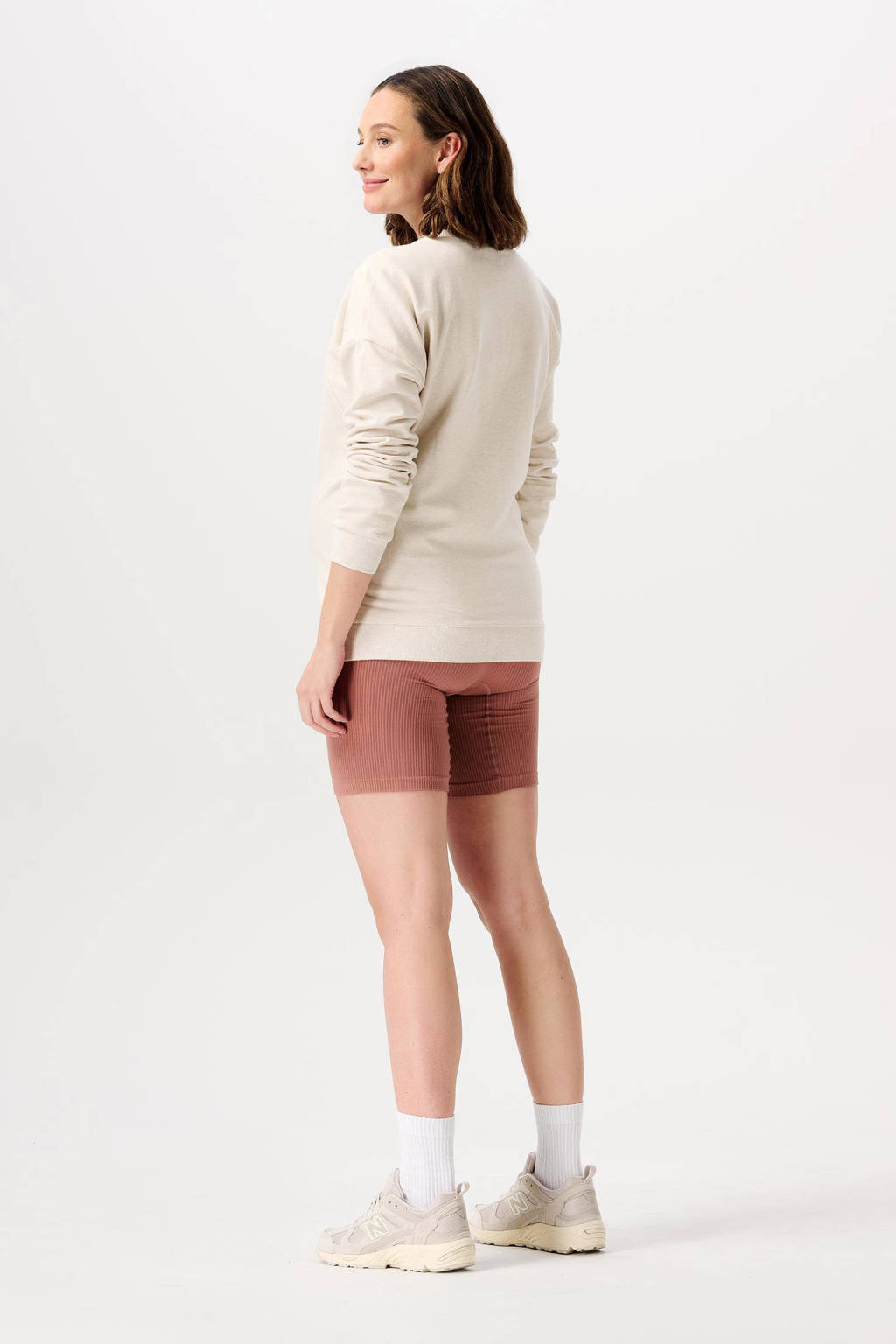 Noppies zwangerschaps- en voedingssweater Lesy offwhite