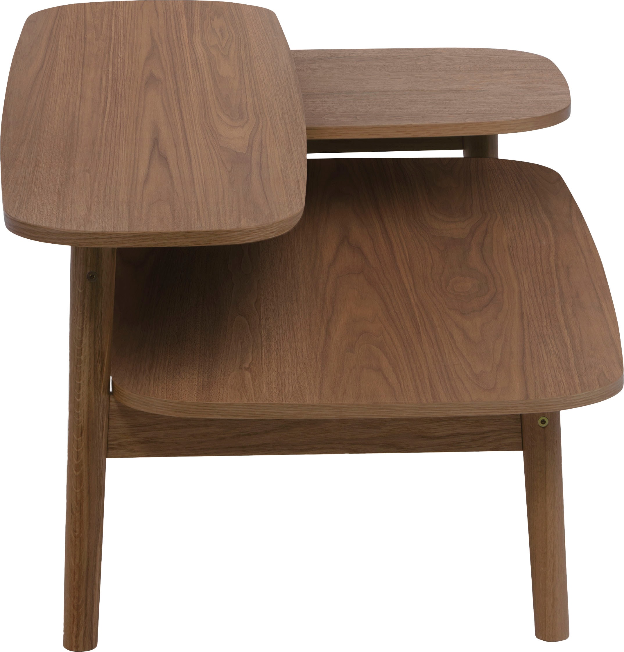 Woodman Couchtisch »Eichberg, Kafeetisch, Sofatisch, Wohnzimmertisch« mit 3 verschiedenen Ebenen, Breite 120 cm, FSC®-zertifiziert