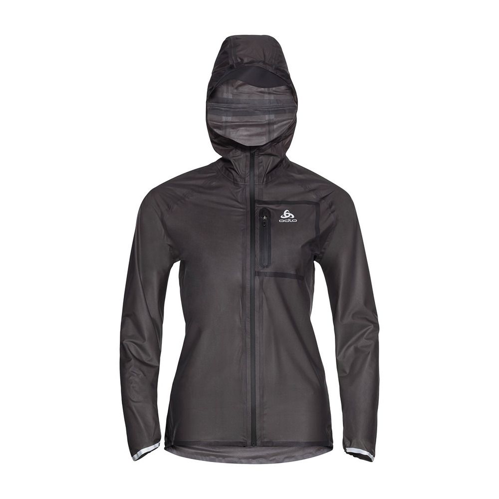 Odlo ZEROWEIGHT DUAL DRY WATERPROOF - Veste Femme black
