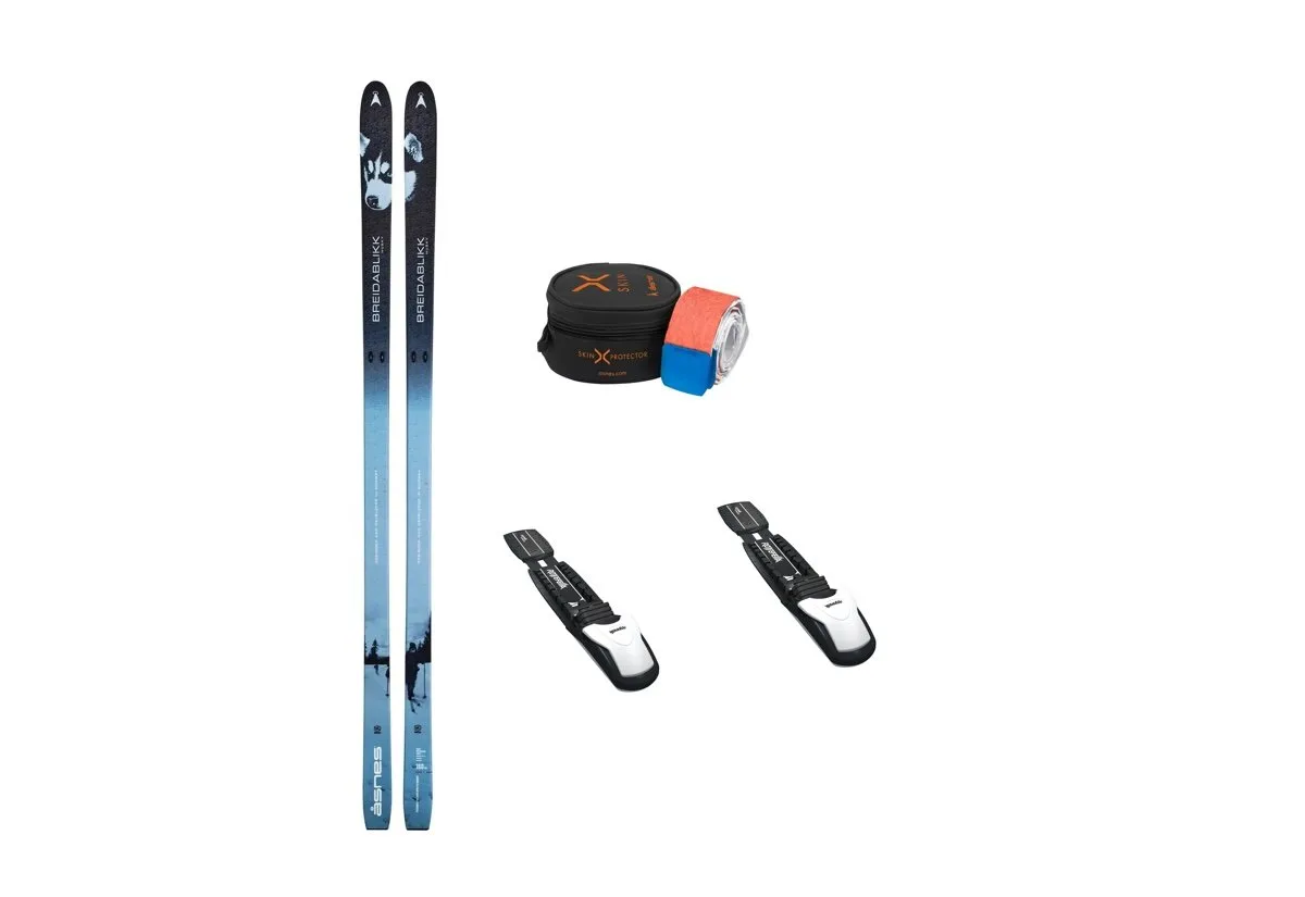 Åsnes Breidablikk Husky WL med Rottefella BC manuell og Åsnes X-skin 45 mm Nylon