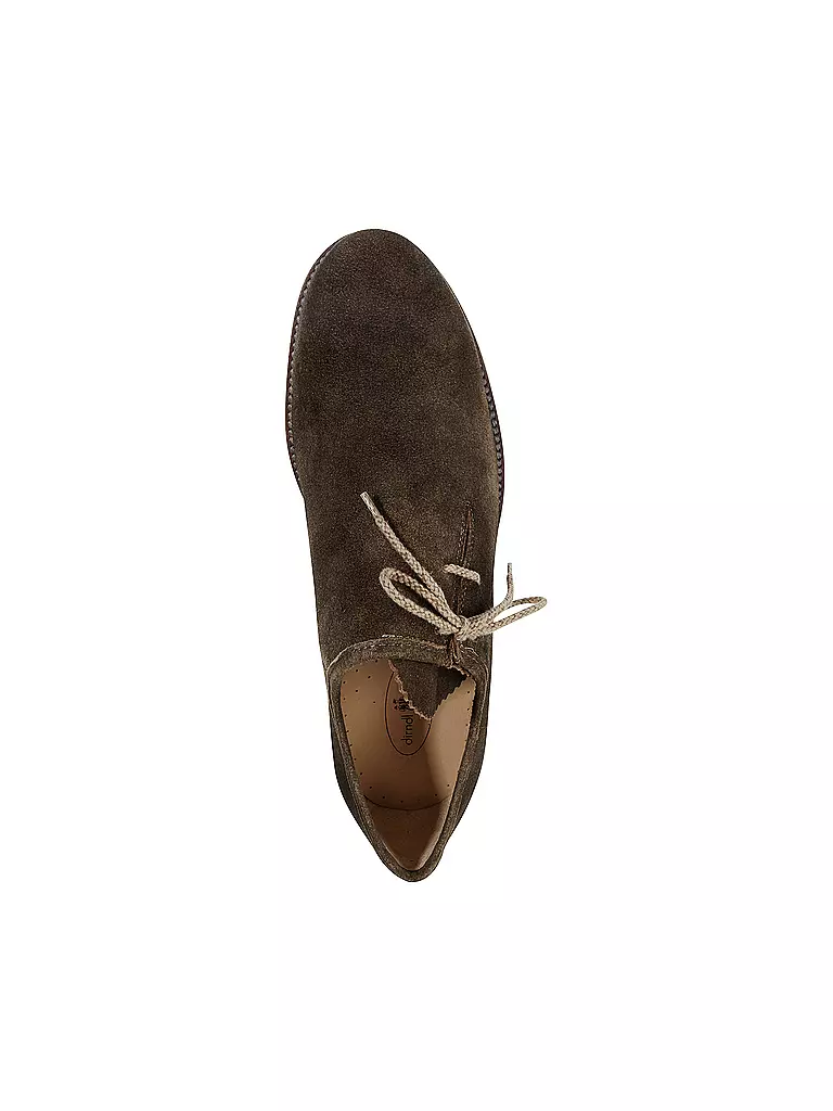 DIRNDL & BUA Trachtenschuhe - Haferlschuhe Antikbock braun