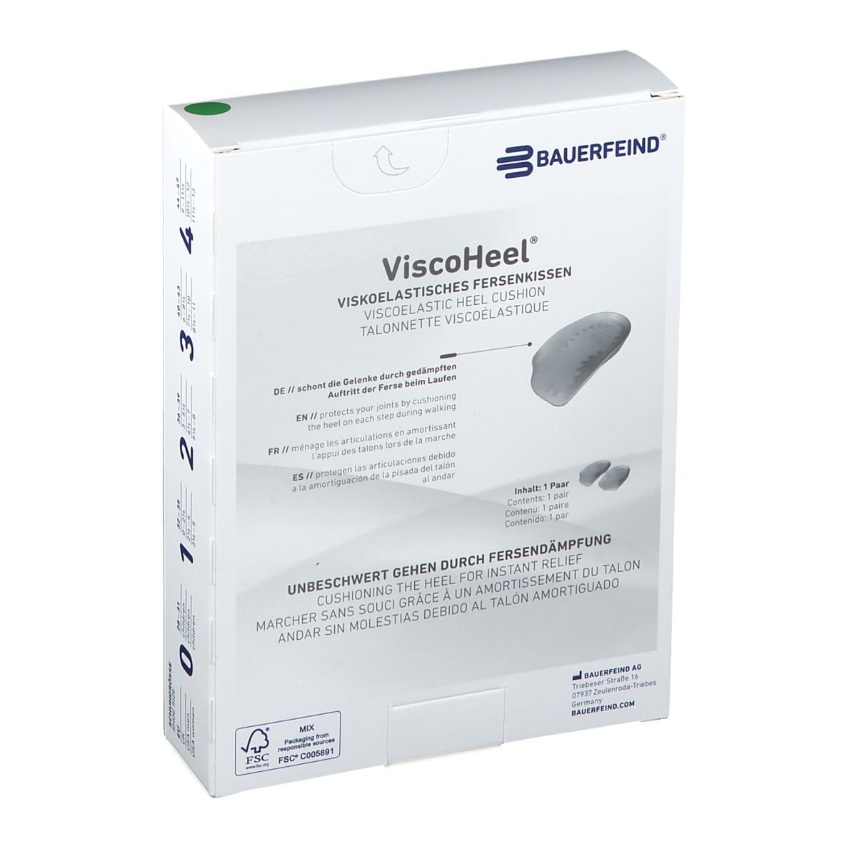 ViscoHeel® Fersenkissen Gr. 2