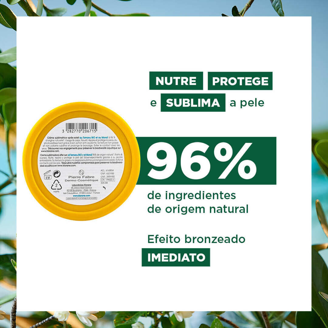 KLORANE  Creme Reparador Pós-Solar - 200ml