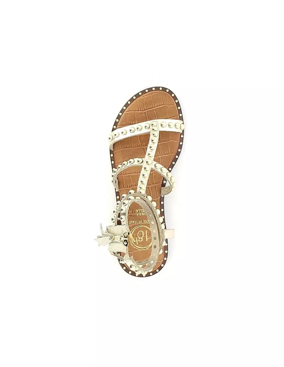 18 + DIBACA - Sandales & nu-pieds Platine