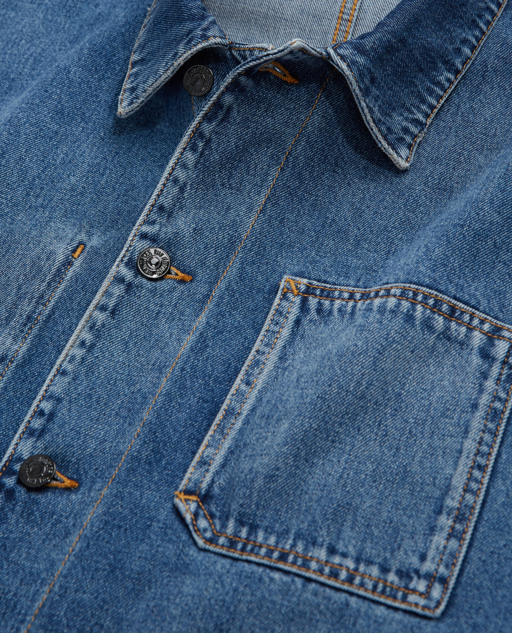 Surchemise en denim bleue