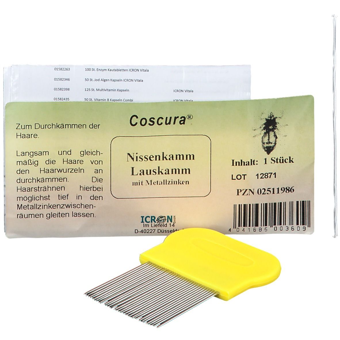 Nissen- und Läusekamm