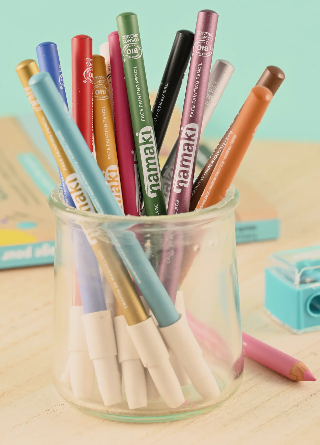namaki  Face Painting Pencil Slim, Blue (1,10 g)