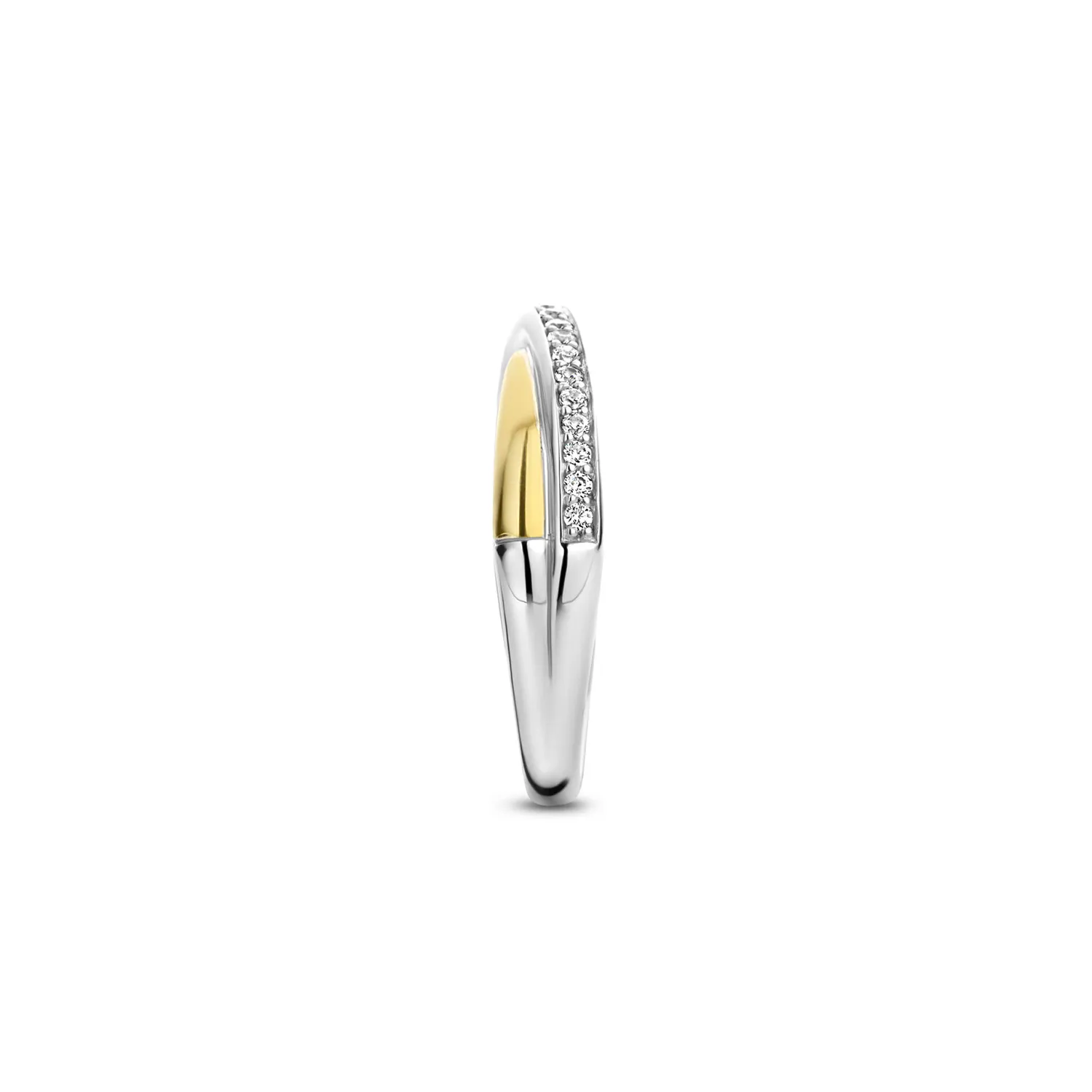 Ti Sento Milano Ring 18 kt. Forgyldt Sølv 1953ZY