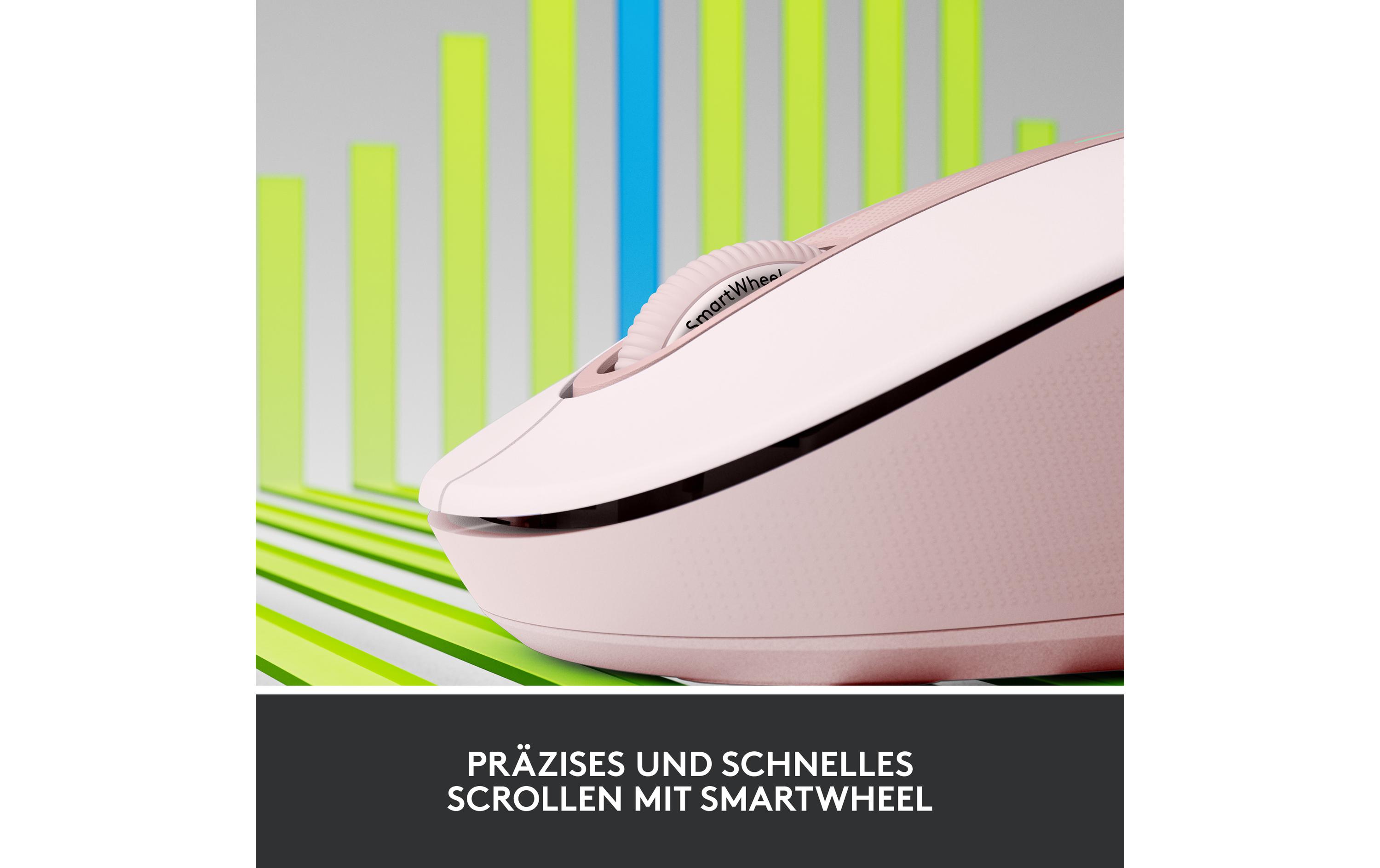 Maus Signature M650 RosaPräzise Wireless-Maus mit «Logitech SilentTouch»-Technologie
