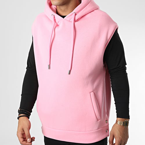 Sweat Capuche Sans Manches KL-2100 Rose