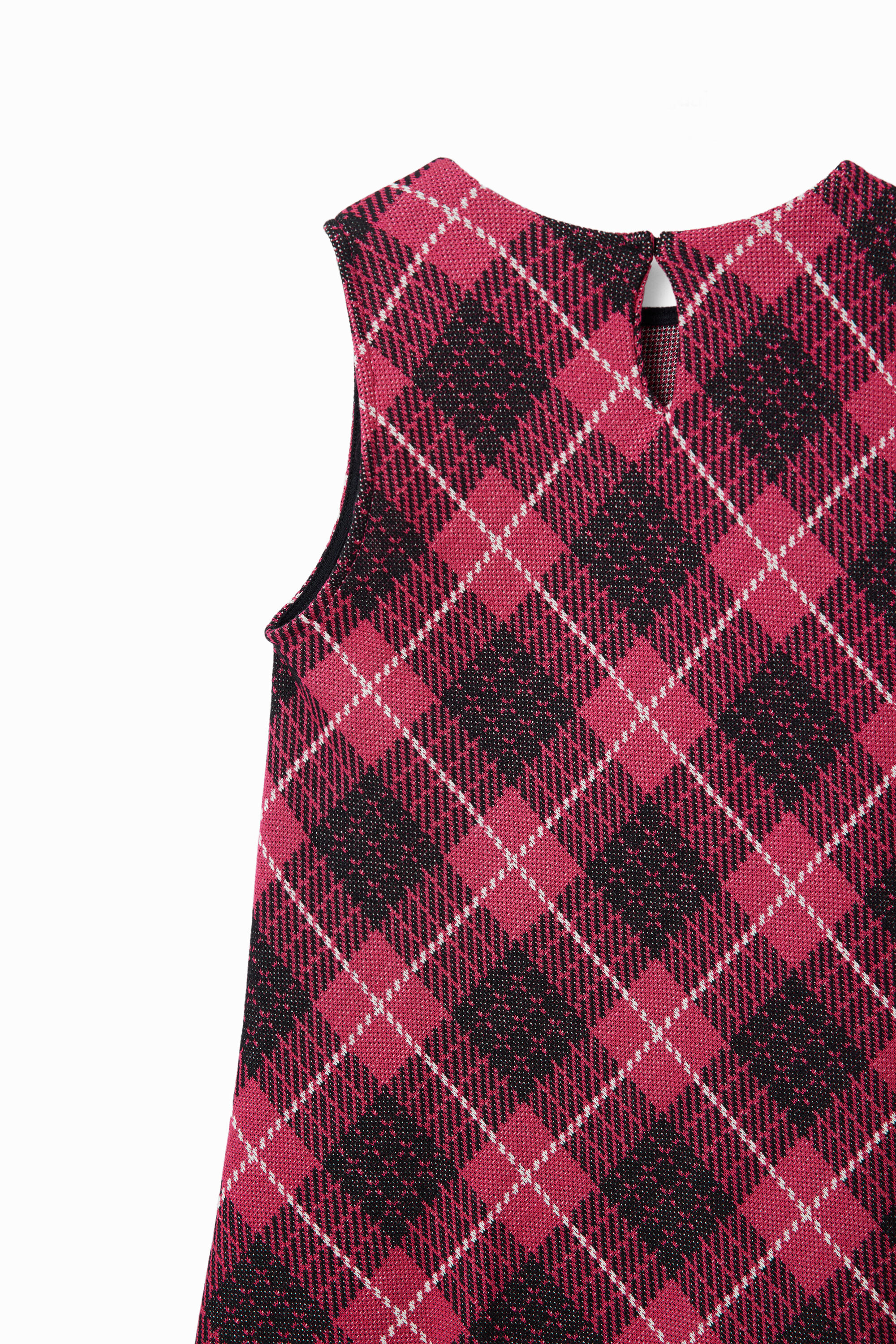 Robe chasuble carreaux
