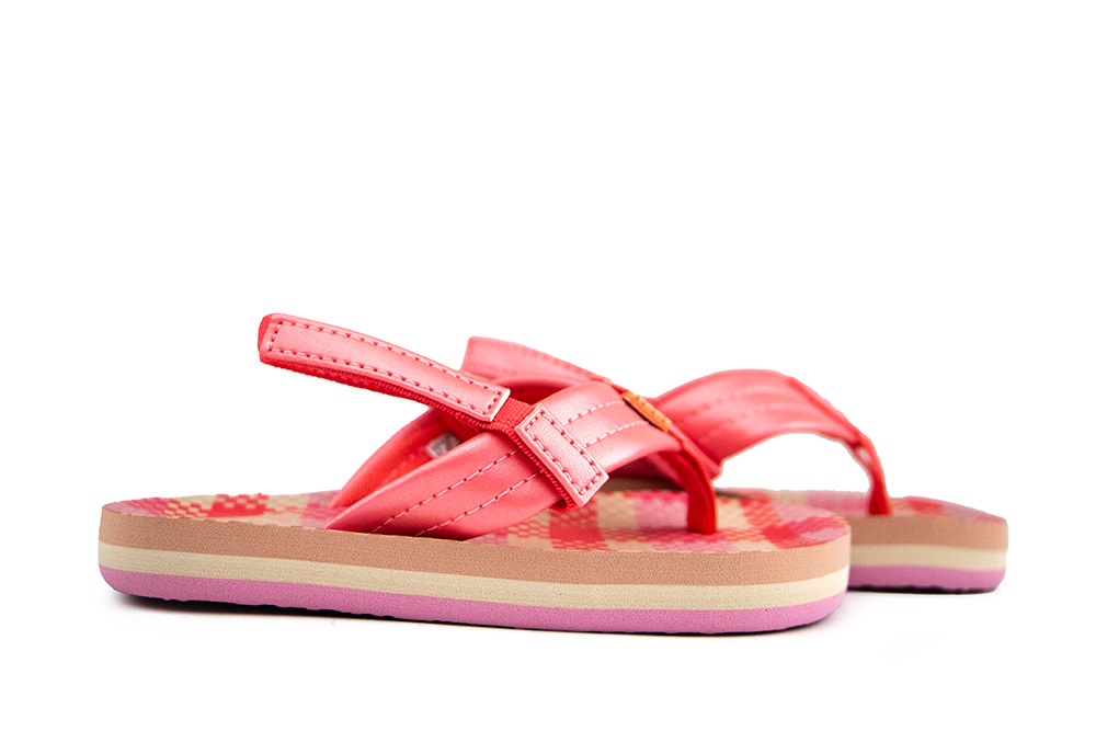 Reef Little Ahi Pink Plaid