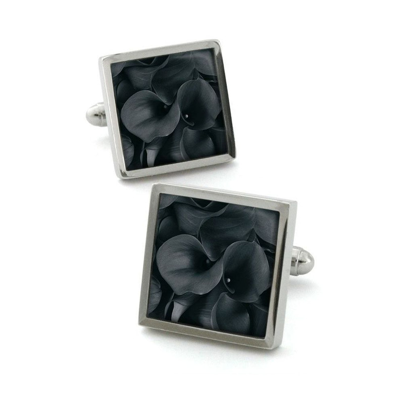 Boutons de manchette, Calla Grey