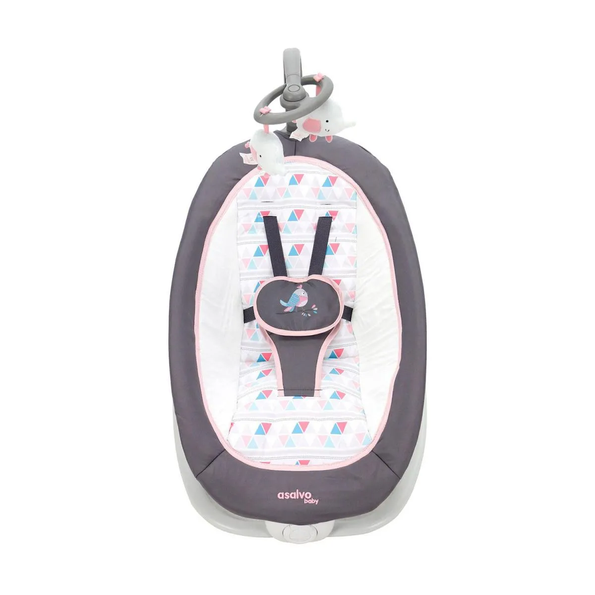 ASALVO Transat Pliable Birds Rose