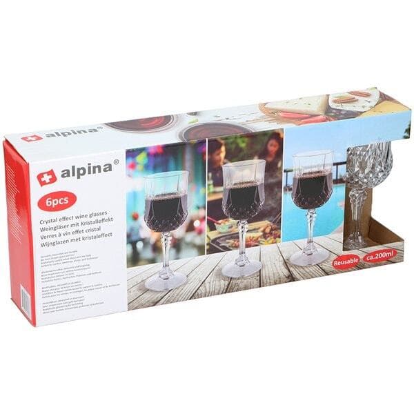Alpina Vinglas i plast 200ml