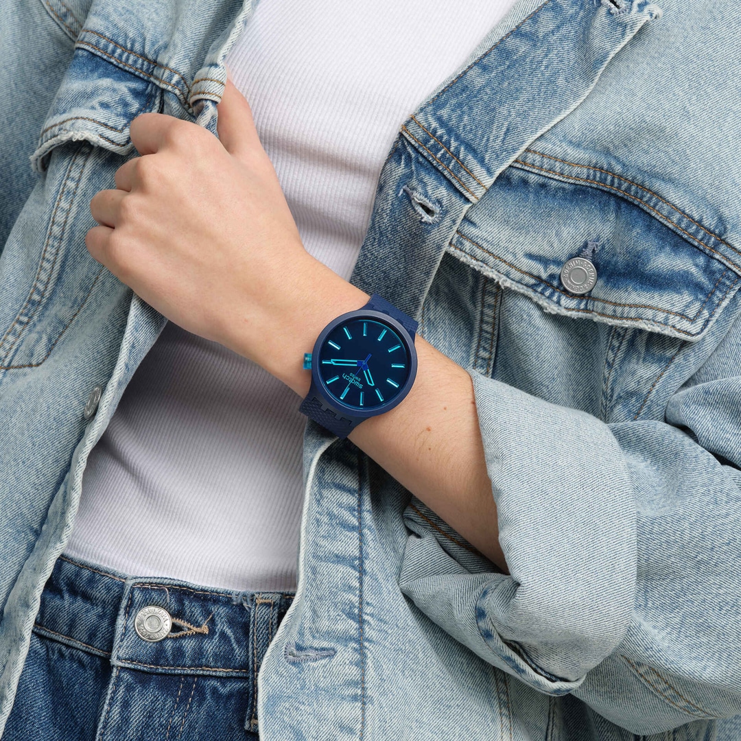 Swatch Big Bold Biosourced Indigo Glow