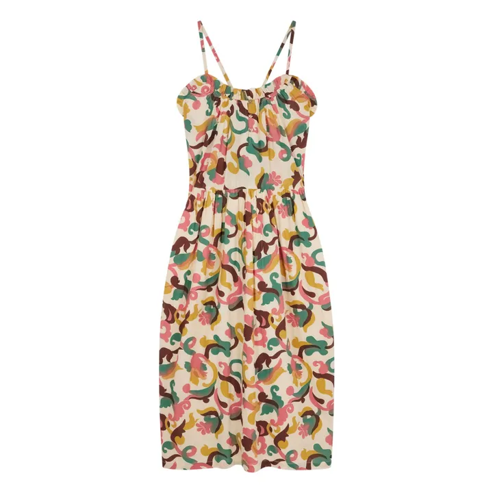 Leon & Harper Robe Roar Patch Coton Bio | Ecru
